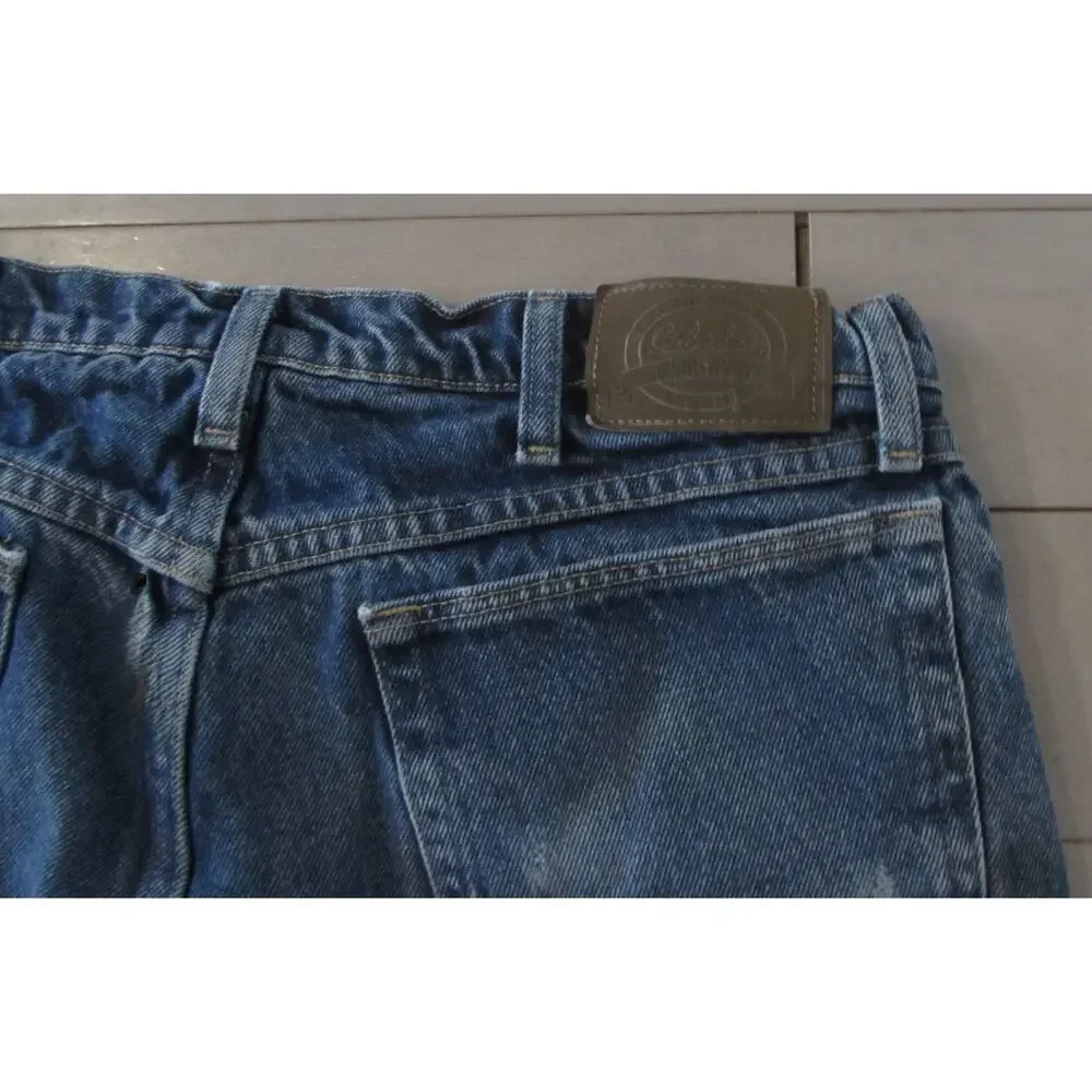 VTG Cabela's Roughneck Men's 34x32 Flannel Lined Jeans Insulated Y2K Workwear